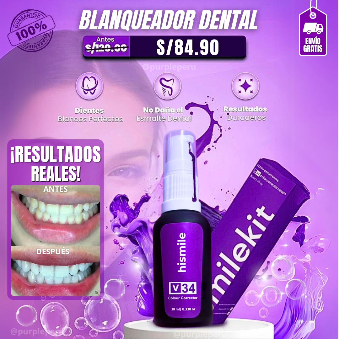 BLANQUEADOR DENTAL SMILEKIT®