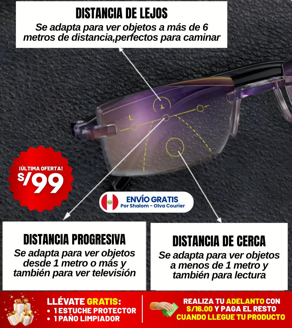 LENTES MULTIFOCALES | ✅ORIGINAL